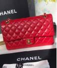 Сумка Medium Classic Double Flap Bag Red